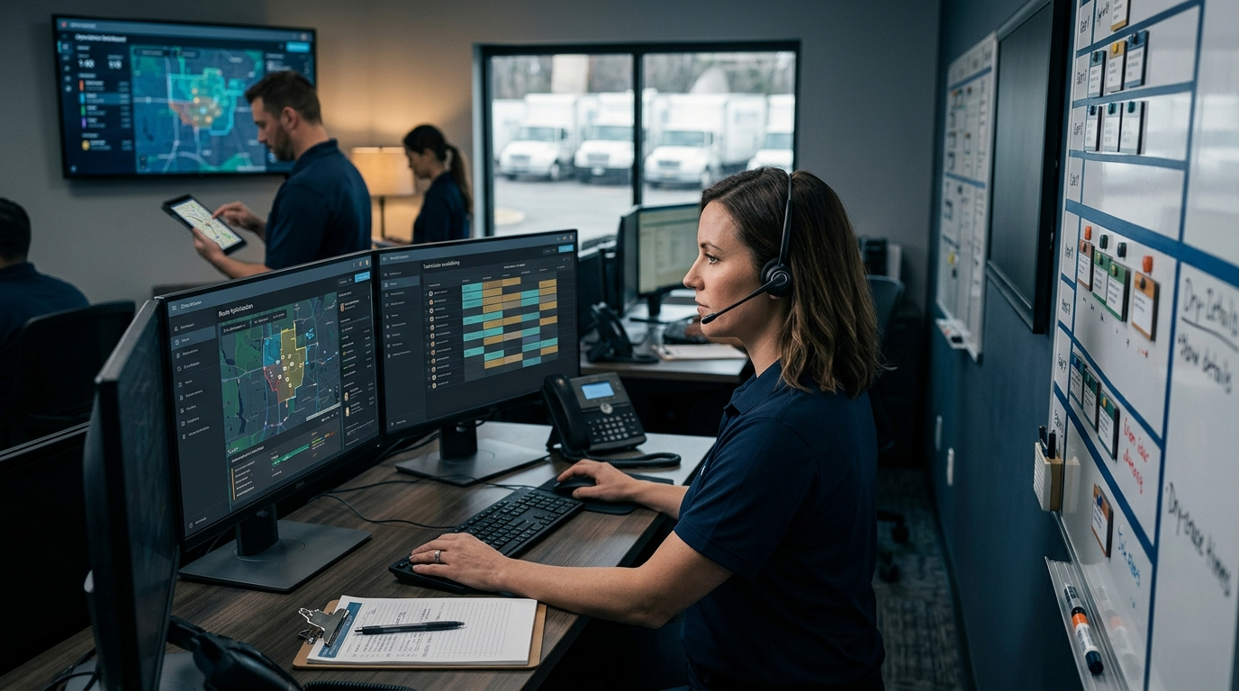 AI Dispatch for HVAC & Plumbing Offices: Workflow, Tools, and a 7-Day Setup visual 1