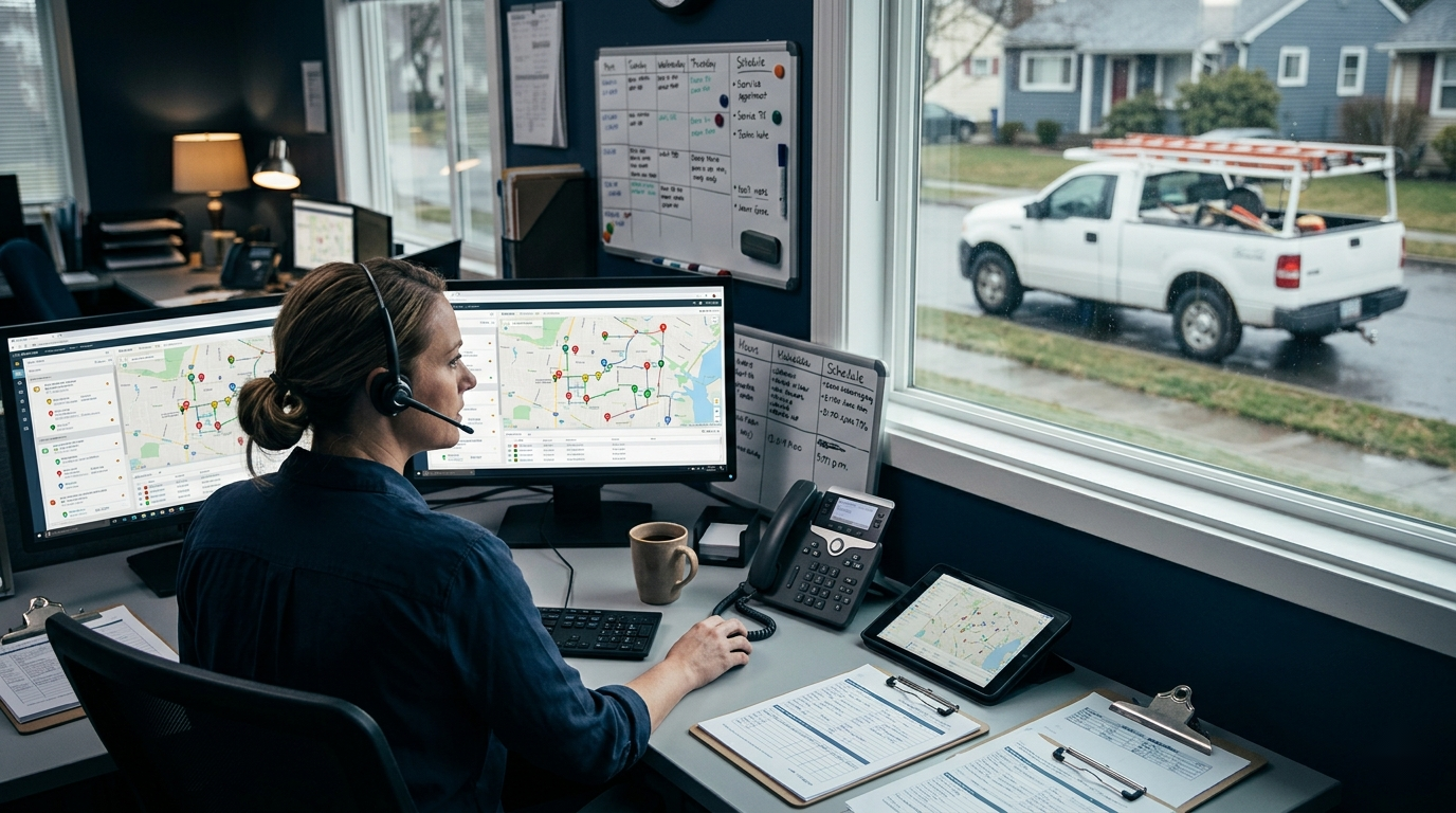 AI Dispatch for HVAC & Plumbing Offices: Workflow, Tools, and a 7-Day Setup visual 2